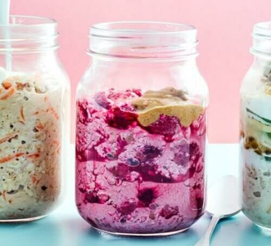 Breakfast: Peanut butter overnight oats recipe