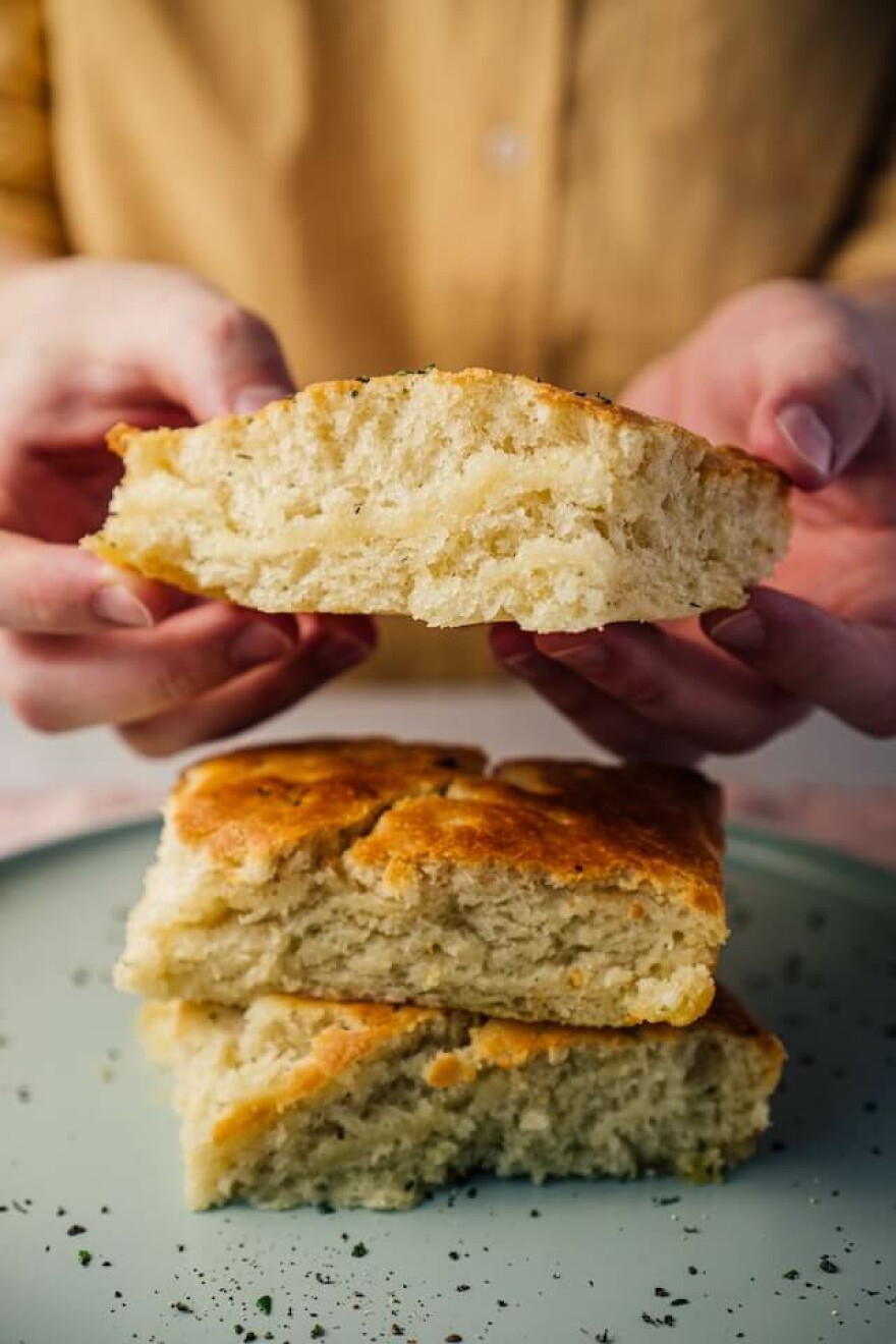 Overnight Focaccia from Lacebakes recipe